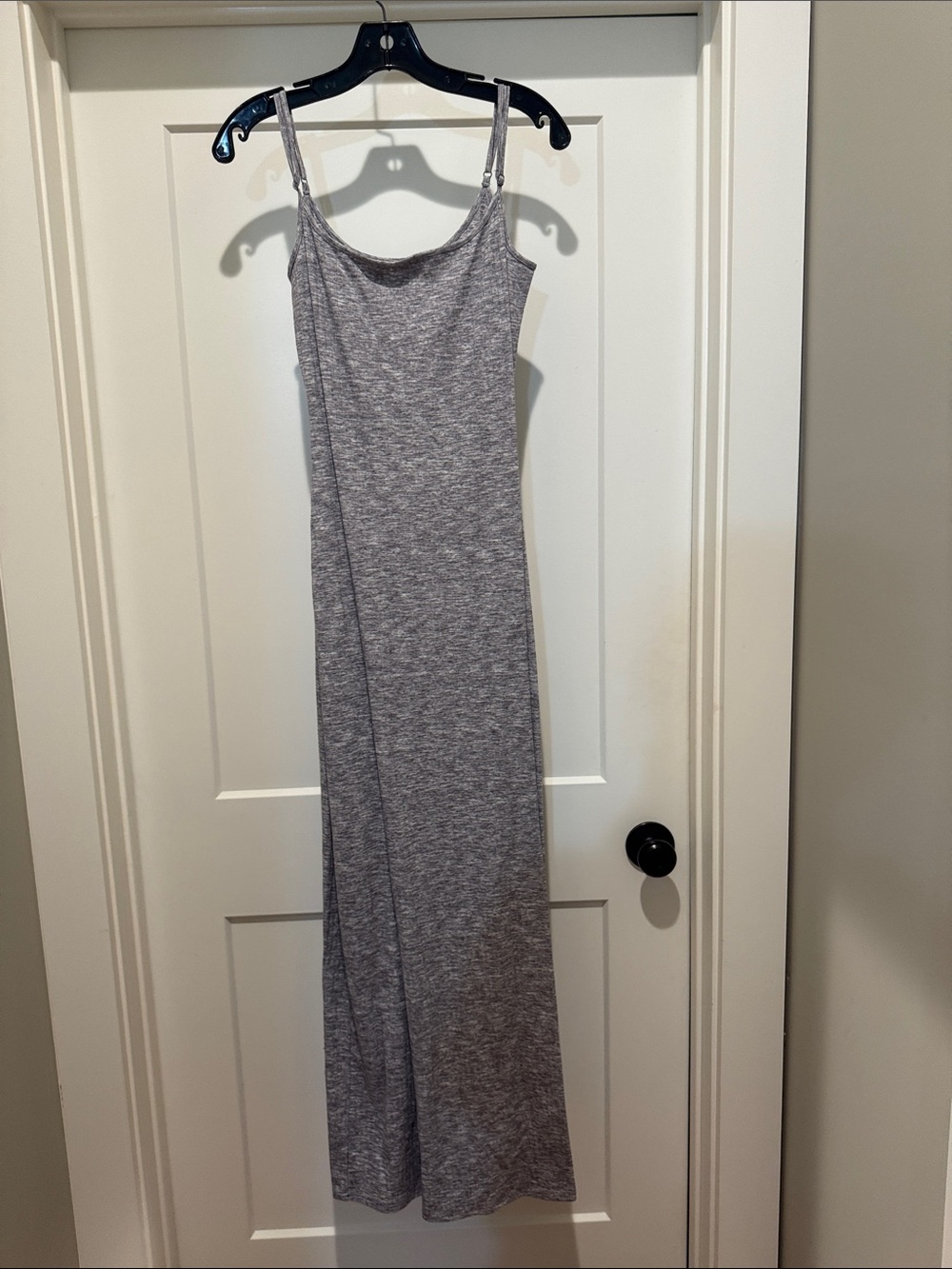 Women’s Aerie Grey Knit Maxi Slip Dress - Casual Tank Style